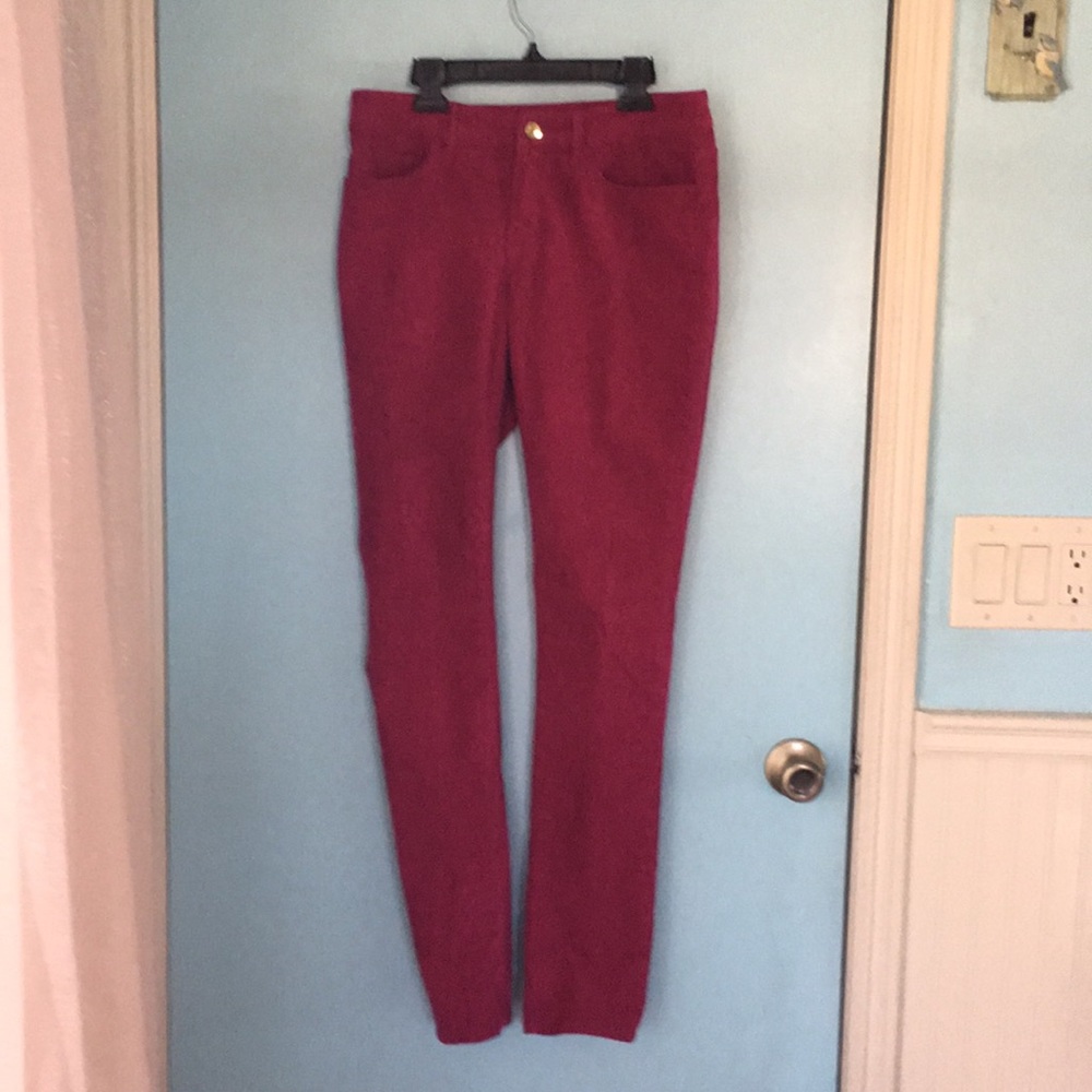 Corduroy skinny jeans